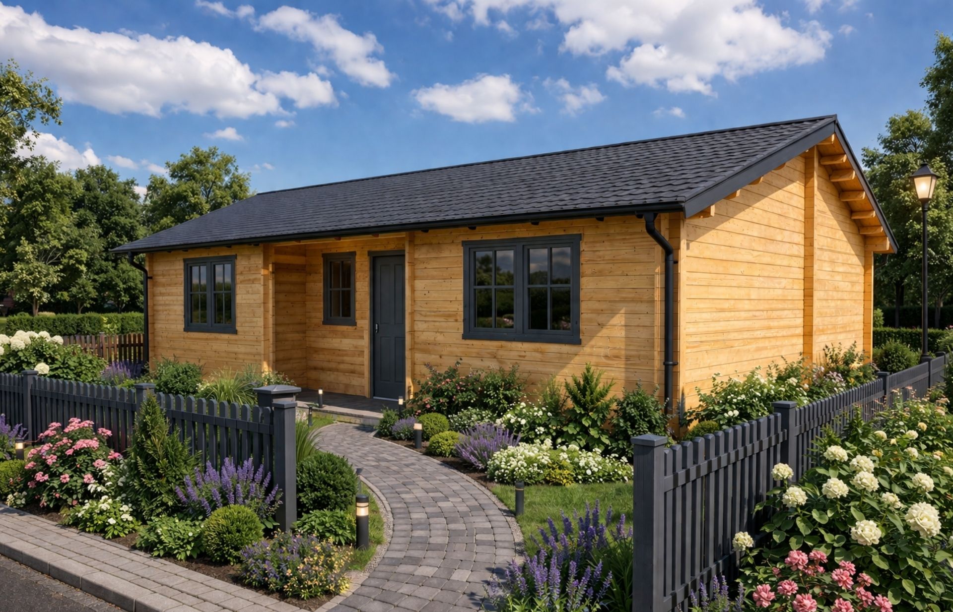 Nowoczesny dom z bali całoroczny oferta